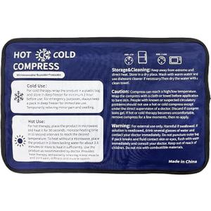 Gel Soft Flexible Ice Pack for Injuries - 1 Pack (Medium 7.5" x 11.5") Reusable Hot & Cold Compress for Pain Relief, Freezer Cold Pack for Hip, Shoulder, Knee - Cooling Gel Pad for Swelling, Bruises