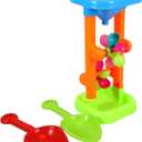 1set Boy Girl Beach Sand Toy Playset Water Wheel Hourglass Toy for Boy Girl Promotes Creativity Social Skills Birthday Present for Outdoor Fun