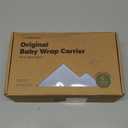 KeaBabies Baby Wrap Carrier - All in 1 Original Baby Carrier Newborn to Toddler Sling, Easy to Wear, Hands Free Bonding, Lightweight, Breathable Infant Wraps (Powder Blue) (One Size (Pack of 1))