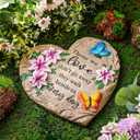 Jetec Memorial Garden Stone Sympathy Gift Decor Those We Love Don't Go Away Memorial Bereavement in Memory of Loss of Loved One Condolence Gifts for Outdoors(10 Inch)