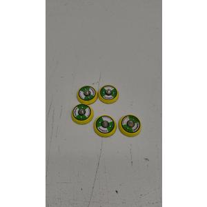Ouya 5PCS 2-inch Thread Hook and Loop Backing Pad Buffing Plate for Air Sander and Dual Action Car Polisher 1/4"-20 Thread