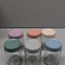 NETANY 6-pack 16 oz Overnight Oats Containers with Lids, Glass jars with Airtight Lids, Wide mouth Mason Salad jars, Glass Food Storage Containers for Snacks Yogurt Spice Sugar