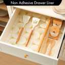 Cooyes Shelf Liner for Kitchen Cabinets – Non-Adhesive Drawer Liner, 23.6"W x 360"L