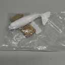 Solid Sea Animals Educational Toys, Simulation Ocean Shark Sea Creature Toy for Toddlers Kids (Middle Beluga)