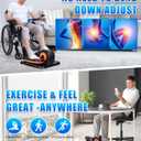 Under Desk Elliptical Machine, Electric Leg Exerciser for Seniors