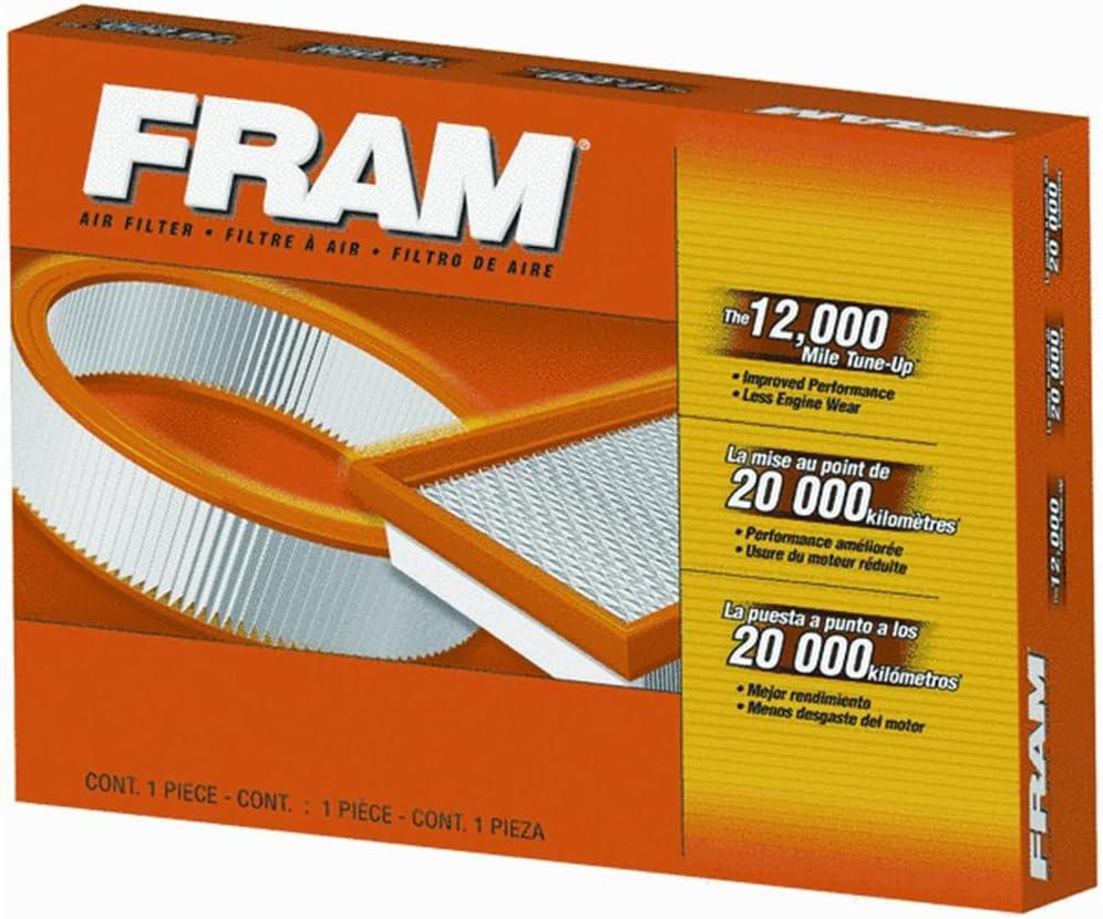 FRAM Extra Guard CA160 Replacement Engine Air Filter for Select American Motors, Checker, Chrysler, Dodge, Fargo, Jeep and Plymouth Models, Provides Up to 12 Months or 12,000 Miles Filter Protection
