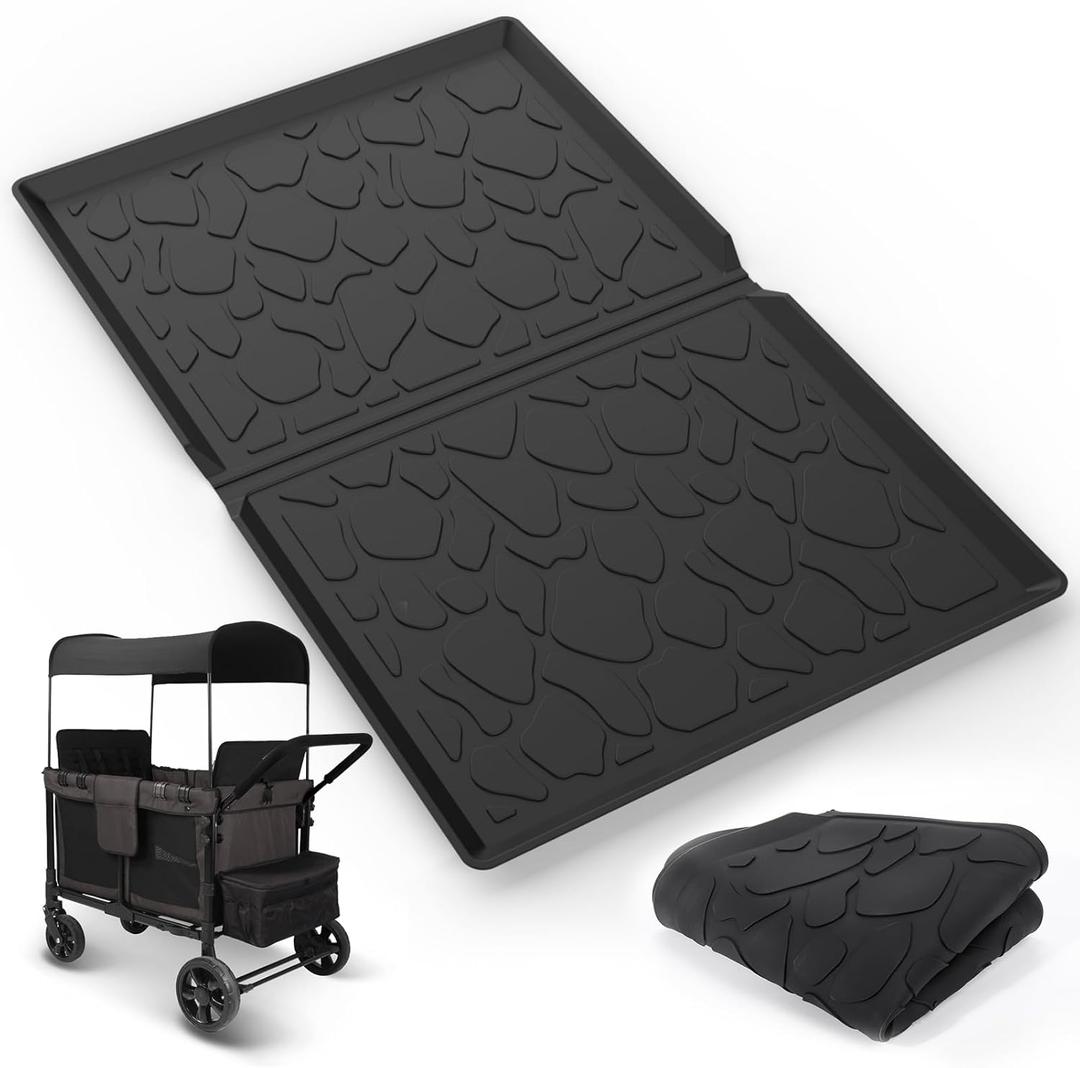 Vodolo Silicone Mat for Wonderfold Wagon W2,Luxe Accessories for Wonderfold Stroller to Protect Wagon from Sand, Dirt, and Water,Easy Clean