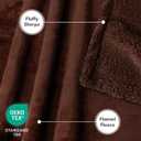 PetAmi Waterproof Dog Blanket for Couch, Extra Large 80x60, Pee Proof Sherpa Fleece Reversible Pet Throw, Furniture Protector for Bed Sofa Crate Kennel, Soft Washable Cover for Dog Cat, Brown Sherpa