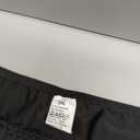 OYOANGLE Women's Plus Size Contrast Lace Boyshorts Mid Rise Tummy Control Panties Underwear, Black, 2XL