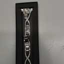 Odbeai Stylish Diamond Metal Band Compatible with Apple Watch Bands for Women 40mm 38mm 41mm 42mm 44mm 45mm 46mm 49mm,Cute Dressy X-Shaped Silver Bracelet for iWatch Bands Series SE 11 10 9-1 Ultra