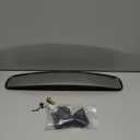 10L0L Universal Adjustable Golf Cart Panoramic Rear View Mirror, Rotatable 270 Rotation 16.5"Wide Angle Full Rearview Golf Cart Mirror for EZ Go, Club Car, Yamaha