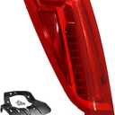 LED Tail Lights Assembly Compatible with 2013-2017 Cadillac XTS,Left Driver Side Rear Light Taillights Replacement # 23238005