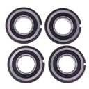 4 Pcs Lawn Mower Front Wheel Rim Bearings AM33797 AM102605 Compatible with John Deere 318, 335,375,385, 420,430,435,446,447,456,457,466,467