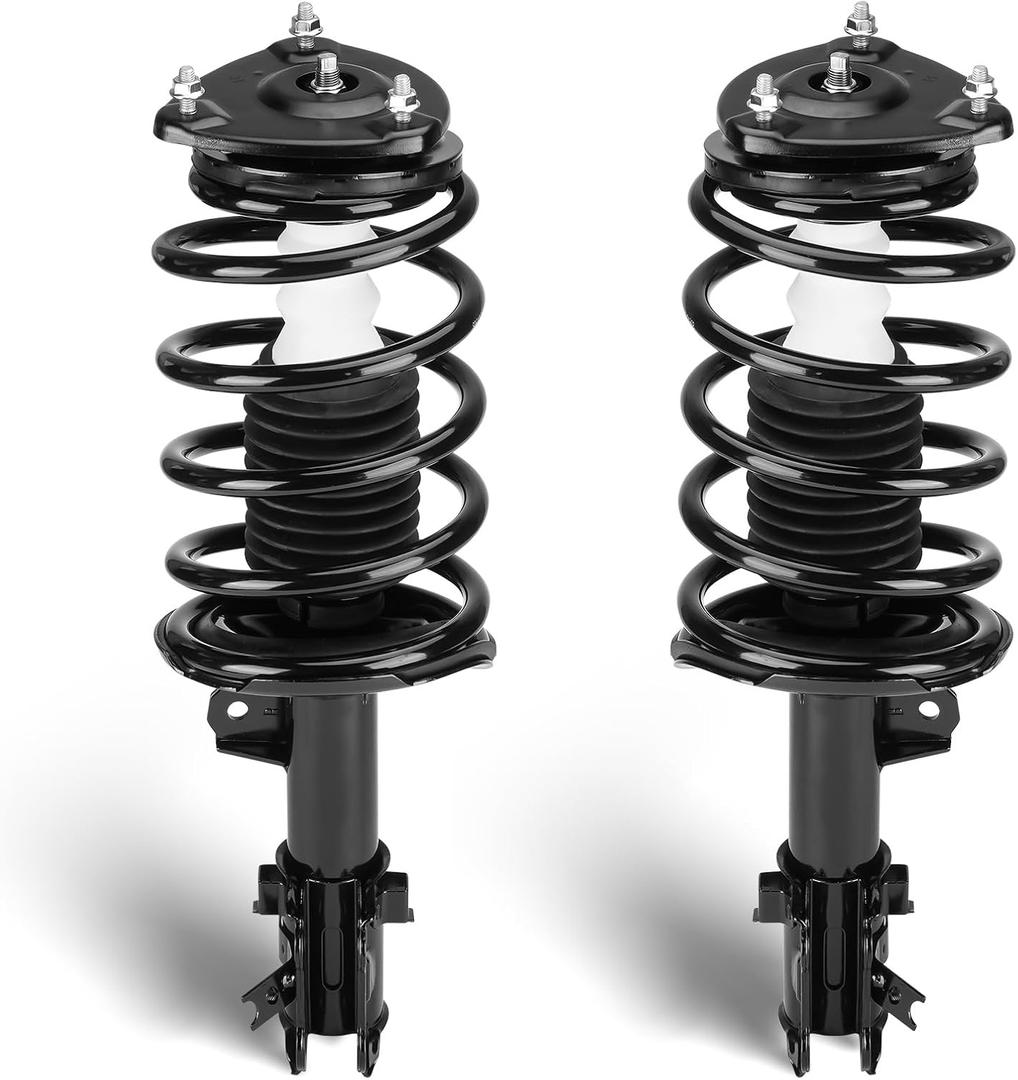 Front Complete Shock Absorber Compatible with Hyundai Accent/KIA Rio (Not for BASE Medels)2006-2011, Struts Assembly w/Coil Spring, Replace for 172298 172297, 2Pcs