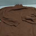 Women's Relaxed-Fit Cotton Blend Turtleneck Pullover Sweater L