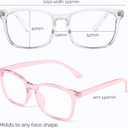 livho High Tech Blue Light Glasses - Advanced Blue Light Blocking Computer Glasses - Screen Fatigue & UV Protection