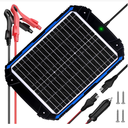 SUNER POWER 20W 12V Solar Battery Trickle Charger & Maintainer PRO, Built-in Intelligent MPPT Controller, Waterproof 12 Volt 20 Watt Solar Panel Charging Kits for Car Marine RV Trailer Boat Automotive