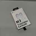 Timekettle M3 Language Translator Earbuds, Two-Way Translator Device with APP for 40 Languages and 13 Offline Translation Packs, Fast Reaction with Revolutionary Al Semantic Tech (Offline Version) (White)