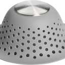 OXO Good Grips Silicone Shower & Tub Drain Protector, Gray