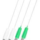 WH16X26910 WH16X26911 Suspension Rod and Spring Kit Assembly Fit for GE Washer, 24.6In 2 (Green) 2 (White), Replace AP6287023 WH16X24144