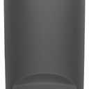 simplehuman 50 Liter / 13 Gallon Semi-Round Kitchen Step Trash Can with Secure Slide Lock, Grey Plastic
