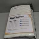 Pinch Pleated Curtains Blackout, Linen Blackout Curtains 96 inches Long for Bedroom, Thermal Insulated Pinch Pleated Drapes for Living Room, 40" W x 96" L (Pack of 2), Natural