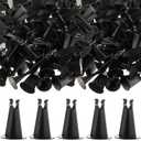 200 Pcs 2-1/4 Inch Length x 1.97 Diameter for Plastic Rebar Chair #3 to #5 Black Heavy Construction Concrete Tool