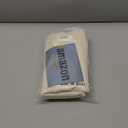 Cream Beige Chair Back Covers for Dining Room, Farmhouse Solid Cream Color Linen Polyester Back Chair Protector, Rustic Modern Art 4 Pcs Back Covers for Dining Chair Decoration, 20 x 19 Inches