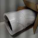 QCQHDU 21 inch Tall Planters for Outdoor & Indoor Plants, Set of 2 Large Outdoor Planters with Drainage Hole for Front Porch, Patio, Garden, White