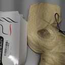 morvally Women's 26 inches Long Straight Blonde Synthetic Resistant Hair Wigs with Bangs Natural Looking Wig for Women Halloween Cosplay (Blonde)