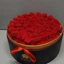 50 Forever Red Roses in a Box Preserved Flowers 100% Real Immortal Rose for Delivery Graduation Birthday Home Decor Flower Eternal Rosas for Her Women Mom Wife Girlfriend