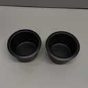 2PCS RV Couch Cup Holder Insert,Car Accessories Cup Holder Inserts for Cars,Metal Sofa Recliner-Handles Cups Holders Inserts Replacement,Fit for Most RVs,Trucks,Cars,Boats,Trailers (Black)