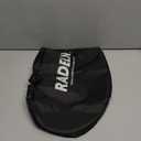 RADELN Indoor Bike Trainer Chain Cover, Protective Drivetrain Guard, Padded Chainstay Cover, for Storage or Travel, Chain ring guard, Keep Pets off Bike Chain, Black