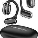 Monster Open Free AC100 Open Ear Bluetooth 5.3 Headphones, Wireless Earbuds with Earhooks, Immersive Stereo Sound by 16mm Large Driver, Clear Calls, 30H Playtime, for Workout, Black