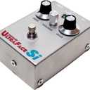 Hand-made Fuzz Pedal, classic fuzz distortion Guitar Pedal Legendary fuzz, True Bypass, DC 9V, Pedal for Electric Guitar Silver Gray