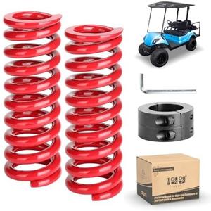 10L0L Golf Cart Shock Spring Compatible with Yamaha G14/G16/G19/G20/G22/G29 Drive (2007 to 2016) Golf Cart- Heavy Duty Rear Shock Coil Spring Set