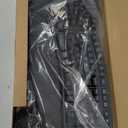 MEETION Ergonomic Keyboard and Mouse, Wireless Keyboard with Vertical Mouse, Split Curved Keyboard with Wrist Rest, Natural Typing USB Receiver Rechargeable Full Size, Windows/Mac/PC/Laptop, Large (Black)