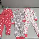 Onesies Brand Baby Girls' 3-Pack Snug Fit One-Piece Cotton Pajamas (18 Months, Dots & Kitties)