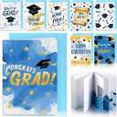 8 Set 2026 Graduation Gift Card Booklet with Envelopes Congratulations Grad Money Holder Assortment Grad Surprise Gift Card Book for Cash Graduate Party Favors Supplies (Graduation)