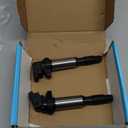 Set of 6 UF522 Ignition Coil Pack & Iridium Spark Plug (2.5 3.0L) 2001-2008 For BMW 320i 325Ci 325i 325xi 330Ci 330i 330xi 525i 530i 760i 760Li M3 X3 Z3 Z4,Replace # UF515 UF44 12137551260