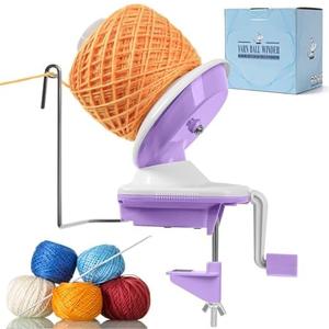 SPEENSUN Yarn Winder for Crocheting, 3.5 OZ Easy-to-Install and Efficiently Yarn Spinner with Lower Noise for Yarns Below Size 5, The Best Gift for Crochet and Knitting Lover