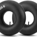 15x6.00-6" Inner Tubes, 2 Pack Heavy Duty 15x6-6 Replacement Tire Inner Tube with TR-13 Straight Valve Stem for Lawn Mower, Ride-on Mower, Yard Trailer, Tractor, ATVs, Go Karts, Golf Carts, etc