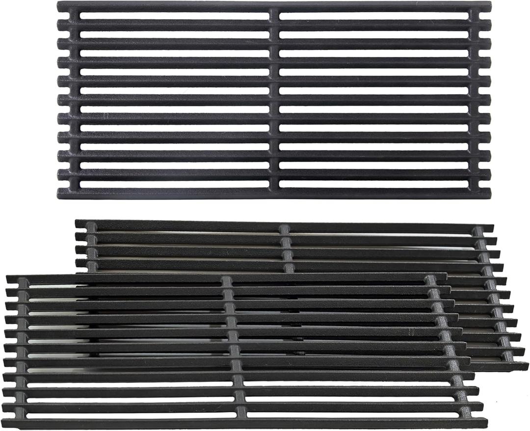 17"7.75'' Cast Iron Grill Grate for Charbroil TRU Infrared 3-Burner 466242515 463342420 463242516 466242516 466242615 466242616 463243016 463355220 G474-0017-W2 for Charbroil Grill Replacement Parts