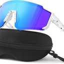 Fanshen Kids Baseball Sunglasses for Boys Girls Ages 3-12, Sports Polarized Youth Baseball Softball Sunglasses UV Protection