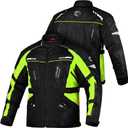 J.A.G. Touring Motorcycle Jacket for Men, Dual Sports Water Resistant Adventure Riding Jacket with Cordura Fabric & CE Armor XL