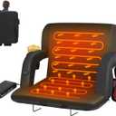 HOPERAN Dual-Sided Heated Stadium Seats for Bleachers with Back Support, 20000mAh Power Bank Included Stadium Chair, 3 Levels Heating Stadium Seating for Bleachers Seat with Backrest
