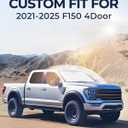 for Ford F150 4Door 2021-2025 Car Window Shades, 6pcs Privacy Sun Shade Set for Front Windshield Side and Rear Windows, Full Window Covers Keeps Vehicle Cool for Camping Napping