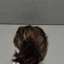 SEVENCOLORS Short Hair Wigs with Bangs Dark Brown Mixed Blonde Pixie Cut Wig for Women Straight Synthetic Fiber Wigs