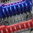 WAHL Professional Animal Stainless Steel Attachment Guide Comb Set for Wahl's Bravura, Arco, 5 Style Groom, Chromado, Creativa, Figura, and Motion Pet, Dog, Cat, and Horse Clippers (Multi-Colored)