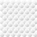 Junkin 80 Pcs Foam Golf Balls Rubber Practice Balls Realistic Feel and Flight Sport Training for Indoor or Outdoor Backyard Golf Training (White)
